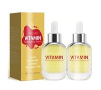 Sérum Illuminateur Vitaminé Pour Le Visage, Riche En Acide Hyaluronique, Booster D'éclat, Éclaircissant Pour Les Peaux Ternes, Renforce La Barrière Hydratante, Réduit Les Rides (2pcs)