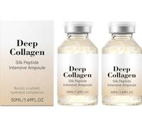 Sérum intense au collagène et aux peptides de soie, ampoule hydratante, raffermissante et éclaircissante, ampoule liftante intensive aux peptides de soie, sérum anti-âge pour femmes