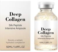 Sérum intense au collagène et aux peptides de soie, ampoule hydratante, raffermissante et éclaircissante, ampoule liftante intensive aux peptides de soie, sérum anti-âge pour femmes
