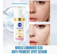 Sérum intensif anti-taches de pigmentation Luminous 630 de NIVEA, soin du visage avec Thiamidol pour un teint plus uniforme et radieux, sérum contre les taches de pigmentation