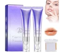 Sérum Lèvres Hydratant Repulpant Et Anti-Rides, Sérum Lèvres Repulpant Et Booster, À L'Acide Hyaluronique, Lisse Les Rides, Redonne De L'Élasticité Et Réduit Les Rides. (Orange × 2)