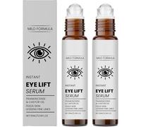 Sérum lifting instantané pour les yeux, raffermissant instantané pour le visage, lissant, léger pour le contour des yeux, anti-cernes, poches, ridules et ridules. (2pcs)