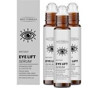Sérum lifting instantané pour les yeux, raffermissant instantané pour le visage, lissant, léger pour le contour des yeux, anti-cernes, poches, ridules et ridules. (3pcs)