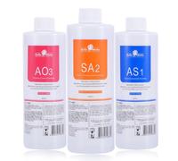 Sérum liquide Hydra pour le visage, Solution pour Peeling aquatique AS1 SA2 AO3, pour Machine de beauté, soins de la peau, nettoyage en profondeur, 1200ML, 3 pièces/lot 1200ML Per Set