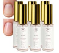 Sérum nourrissant de renforcement et de croissance des ongles,brillant de soin des ongles transparent de polissage et d'hydratation,huile hydratante légère et hydratante pour les ongles et les (6pcs)