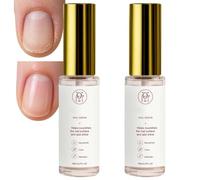 Sérum nourrissant de renforcement et de croissance des ongles,brillant de soin des ongles transparent de polissage et d'hydratation,huile hydratante légère et hydratante pour les ongles et les (2pcs)