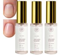 Sérum nourrissant de renforcement et de croissance des ongles,brillant de soin des ongles transparent de polissage et d'hydratation,huile hydratante légère et hydratante pour les ongles et les (3pcs)