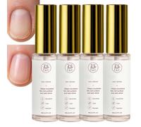 Sérum nourrissant de renforcement et de croissance des ongles,brillant de soin des ongles transparent de polissage et d'hydratation,huile hydratante légère et hydratante pour les ongles et les (4pcs)