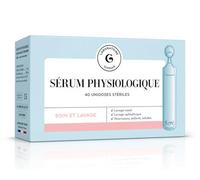 Sérum Physiologique 5 ml x 40 Unidoses - Solution Stérile 0,9% Chlorure de Sodium - Hygiène Nasale & Oculaire - Bébés, Enfants & Adultes - Laboratoire Giphar