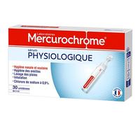 Sérum physiologique Mercurochrome - Boîte de 30 unidoses