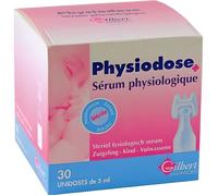 Sérum Physiologique - PHYSIODOSE - 30 dosettes de 5 ml - Hypoallergénique - Pour Bébé - Mixte