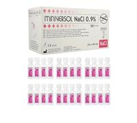 Sérum Physiologique Stérile Unidose 45ml | Solution Saline Isotonique NaCl 0,9% | Lavage Nasal & Oculaire Bébé, Enfant, Adulte | Hygiène du Nez et des Yeux | Pack 24 Physiodoses | Normes CE