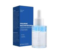 Sérum pour le visage à l'acide hyaluronique, 30 ml, acide hyaluronique liquide, multi-peptide, raffermissant et apaisant, hydratant pour une peau éclatante