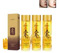 Sérum pour le visage au Ginseng, Ginseng Polypeptide Anti-ageing Essence Sérum, Essence anti-âge au Ginseng, Huile Essentielle de ginseng pour réduisant rides, Sérum raffermissant au Ginseng (3PC)