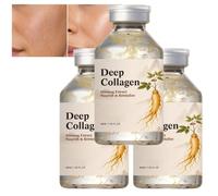 Sérum pour le visage en ampoule de collagène, sérum pour le visage hydratant pour une peau éclatante, booster d'éclat hydratant, essence éclatante, formule éclaircissante douce avec un teint (3PCS)