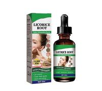 Sérum pour le visage rétrécissement des pores extrait de racine de réglisse huile essentielle Anti-acné rides contrôle de l'huile élimination des points noirs soin du visage liquide (1PCS)