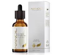 Sérum pour Visage à l’Aloe et au Thé Blanc Nanoil Aloe & White Tea Face Serum 50ml - Sérum visage nourrissant, revitalisant et antioxydant
