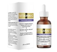 Sérum premium à la vitamine C et anti-âge, 60 ml - Cible le teint terne, les irrégularités du teint et les rides, pour une peau plus ferme, protégée des antioxydants et éclatante.