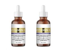 Sérum premium à la vitamine C et anti-âge, 60 ml - Cible le teint terne, les irrégularités du teint et les rides, pour une peau plus ferme, protégée des antioxydants et éclatante.