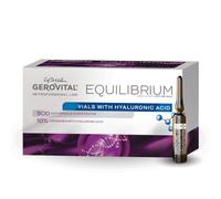 Sérum professionnel avec 10% de liposomes à l'acide hyaluronique, sérum hydratant et lissant intensif pour les rides et ridules, Gerovital H3 Equilibrium, 20 fioles x 2 ml