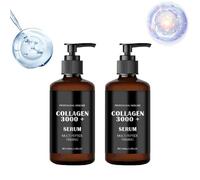 Sérum Raffermissant Multi-Peptides et Acide Hyaluronique, Soin Anti-Âge Intensif avec Hydratation Profonde, Texture Fluide Non Grassa pour une Peau Repulpée et Lissée, 100ml (100ml, 2pc)