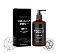 Sérum Raffermissant Multi-Peptides et Acide Hyaluronique, Soin Anti-Âge Intensif avec Hydratation Profonde, Texture Fluide Non Grassa pour une Peau Repulpée et Lissée, 100ml (100ml, 1pc)