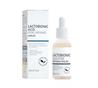 Sérum raffinage des pores avec acide lactobionique, sérum raffinage des pores, formule douce, nettoie les pores, rétrécit les pores, raffermit la peau, réduit les ridules, liquide visage pour toutes