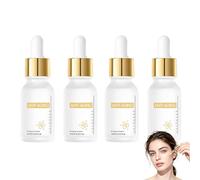 Sérum rajeunissant lissant peau raffermissant hydratant renouveau. (4PCS) | Essences nourrissantes éclaircissantes pour le visage Renouvellement quotidien, traitement d'éclat boosté pour tous.