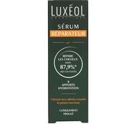 LUXÉOL - Sérum Réparateur - Hydratation - Répare les Cheveux Secs, Abimés, Cassants Et Pointes Fourchues - Sans Rinçage - 94% d'Ingrédients D'Origine Naturelle - Fabriqué En France - 75ml