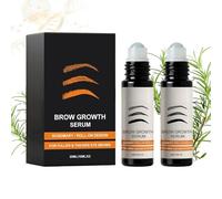 Sérum Repousse Croissance Sourcils,Lot De 2 Pièces Solution Nourrissante Douce,Solution pour sourcils - Pour une Apparence Plus Fournie, Plus Dense - Un Soin Jour et Nuit
