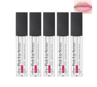 SéRum Repulpant Hydratant Longue DuréE Pour Les LèVres, Teinté Rose, Gloss Hydratant Pour AttéNuer Les Ridules, Soin Repulpant Longue DuréE, AméLiore L'Apparence Des Ridules Des LèVres (5 PCS)