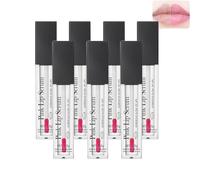 SéRum Repulpant Hydratant Longue DuréE Pour Les LèVres, Teinté Rose, Gloss Hydratant Pour AttéNuer Les Ridules, Soin Repulpant Longue DuréE, AméLiore L'Apparence Des Ridules Des LèVres (7 PCS)
