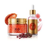 Sérum Sang De Dragon & Crème Visage Kit Soin Anti-Âge Hydratation | Duo Naturel Pour Un Teint Éclatant, Réduit L'Apparence Des Ridules Grâce À Une Nutrition Intense Et Profonde.