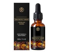 Sérum Skin Protect pour femme noire, sérum de protection de la peau, raffermissant pour le visage, soin hydratant et éclaircissant, léger et non gras, 30 ml (1 pièce)