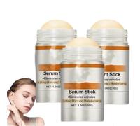 Sérum Stick, Crème Raffermissante et Anti-Rides Avancée, Sérum Raffermissant en Stick, Anti-Relaxation, Stick Essence Naturelle, Crème Liftante Corps, Hydratante, Liftante et Réparatrice (3 pièce)