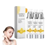 Sérum super vitamine C pour peaux matures, sérum super C, sérum bio vitamine C pour le visage, sérum visage anti-âge, sérum visage au collagène, sérum anti-âge pour hydrater (3pcs)