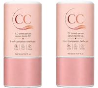 Sérum teinté correcteur de teint, perfecteur de teint 3-en-1, formule waterproof longue tenue, maquillage estompeur de pores