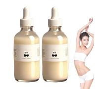 Sérum ventre, huile ventre raffermissante et hydratante, atténue les vergetures, nourrit et renforce l'élasticité de la peau, lifte et raffermit la peau, pour tous types de peau. (2 pièce)