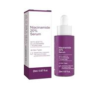 Sérum Visage à 20% de Niacinamide, pour lutter efficacement contre l'acné, les pores dilatés et les rides.