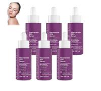Sérum visage à la niacinamide 20% : éclaircissant, raffermissant, hydratant, antirides, unifiant, lissant les ridules, réduisant la pigmentation, soin des pores pour peaux sensibles (6pcs)