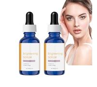 Sérum visage à la vitamine C et à l'acide L-ascorbique, sérum visage éclaircissant et hydratant pour un teint éclatant et uniforme, sérum antioxydant léger pour un teint éclatant, lisse et sain (2pcs)