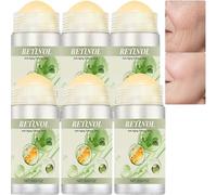 Sérum visage à l'acide hyaluronique et au rétinol, sérum raffermissant anti-âge pour et le cou, baume hydratant réduisant les rides, baume raffermissant lissant, éclaircit le teint (6Pcs)