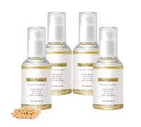 Sérum visage à l'essence de haricots, soin hydratant et éclaircissant à l'extrait de soja et à l'acide hyaluronique, hydratant repulpant doux pour tous types de peau (4)