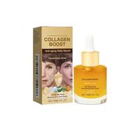 Sérum visage anti-âge Advanced Collagen Boost, 30 ml de sérum à l'acide hyaluronique avec vitamine C et extraits de plantes, réduit les rides et raffermit la peau, éclaircissant et hydratant (1)