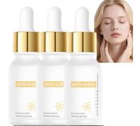 Sérum visage anti-âge pour femmes et hommes-sérum éclat éclaircissant sérums hydratants et raffermissants, sérums de surface de peau inégale lisse, (3PCS)