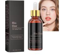 Sérum visage anti-âge Youth Bliss Elixir avec peptides et collagène, sérum liftant et hydratant éclaircissant pour une peau lisse, ferme et éclatante (1pcs)