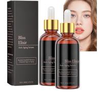 Sérum visage anti-âge Youth Bliss Elixir avec peptides et collagène, sérum liftant et hydratant éclaircissant pour une peau lisse, ferme et éclatante (2pcs)