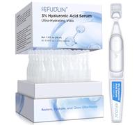 Sérum Visage Anti-Rides & Anti-Âge - 3% Acide Hyaluronique Pur - Serum Visage Hydratant, Repulpant & Lissant Pour Tous Types de Peaux - 1.2 ml * 30pcs