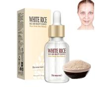 Sérum visage anti-rides au riz blanchissant,Essence vis/age correctrice et éclaircissante pour une hydratation en profondeur,Sérum vis/age hydratant anti-rides au riz,Pour une peau éclatante (1 PCS)