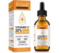 Sérum visage aux vitamines C et E acide hyaluronique anti-âge rides Vegan, 1x 60ml